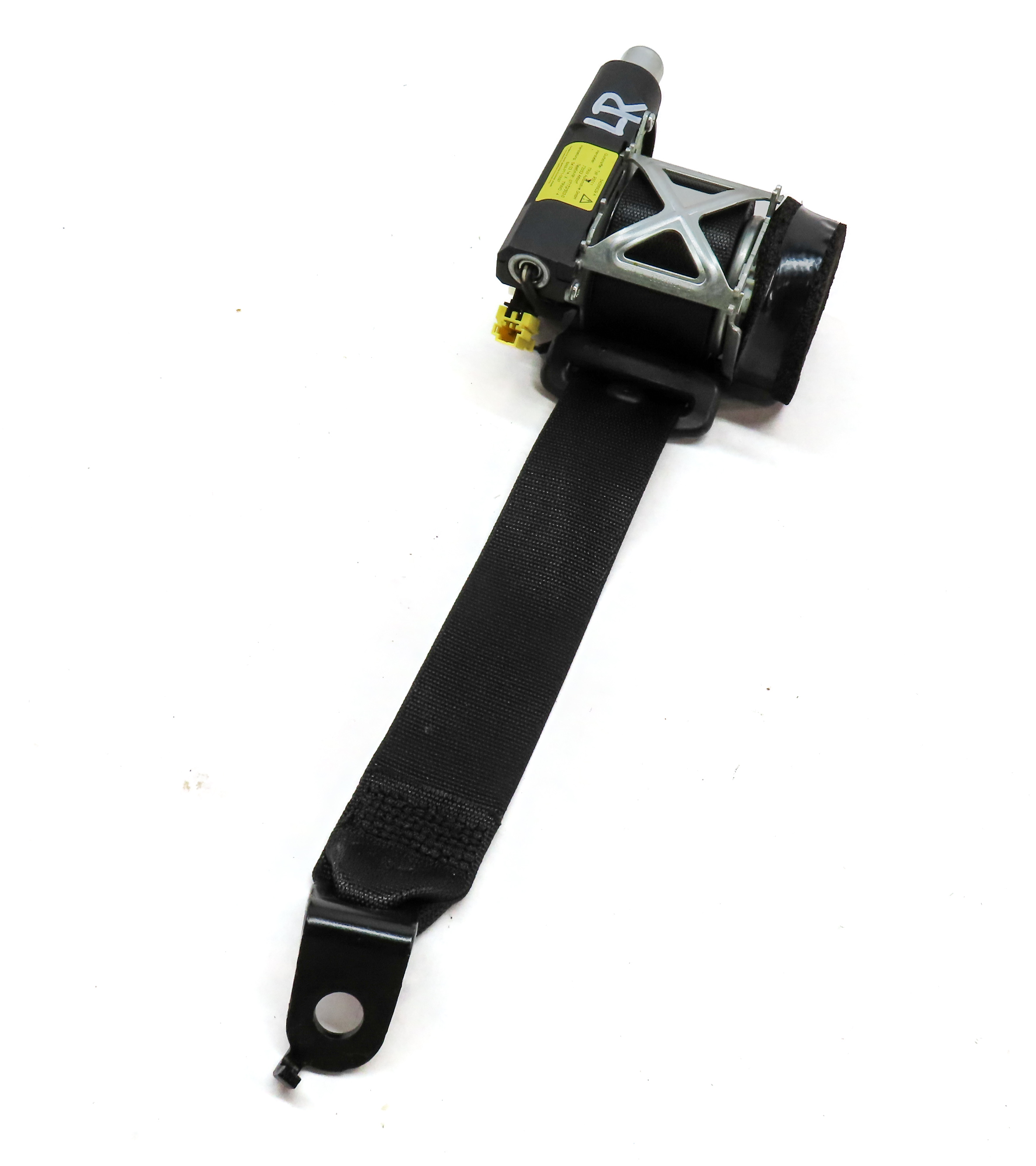 2014 MERCEDES E350 SEDAN (W212) REAR LEFT SEAT SEATBELT RETRACTOR (BLACK) — exact item pictured